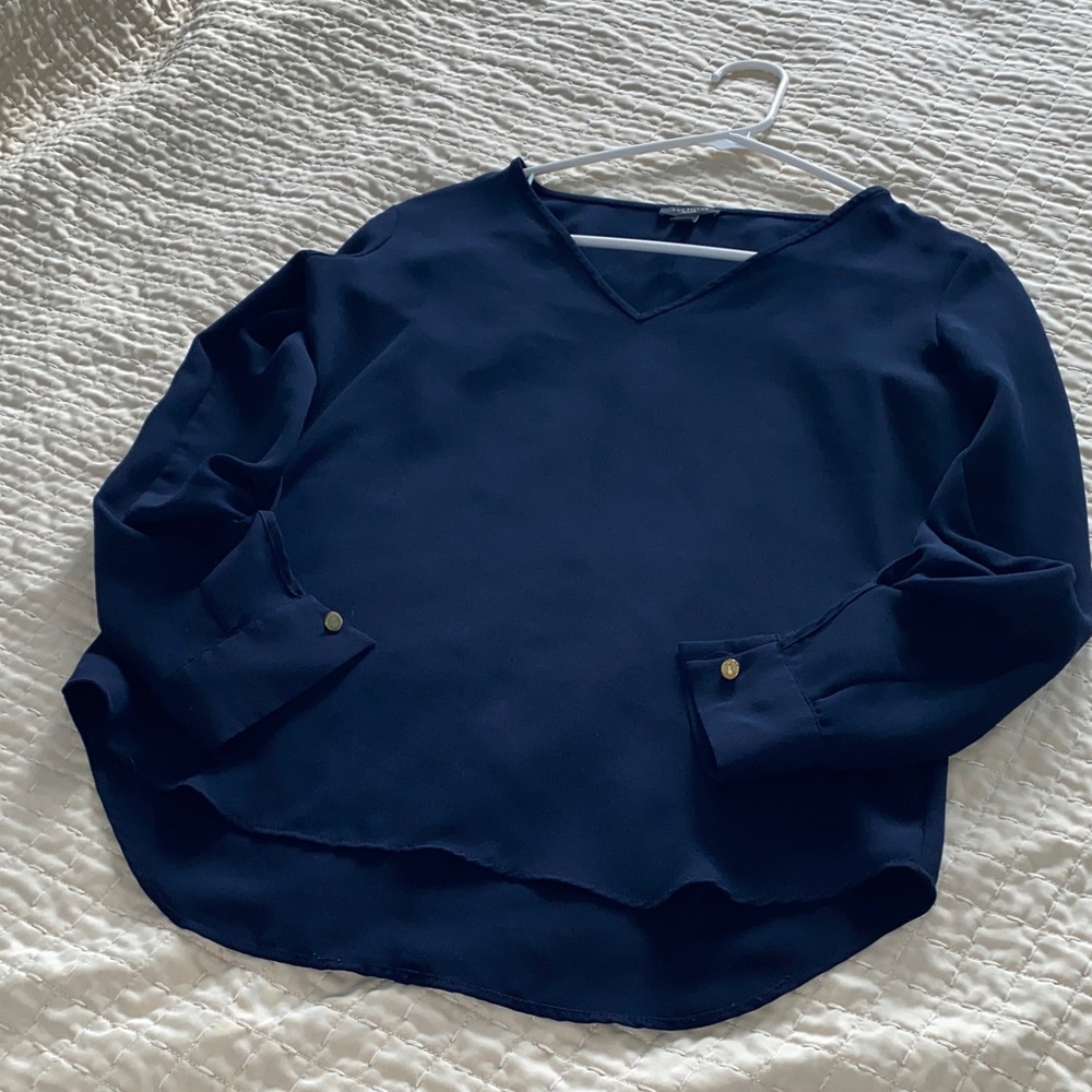 Ann Taylor Midnight Blue Blouse